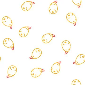 Stuffed olive vector seamless pattern Stock Illustration