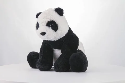 Stuffed panda toy Stock Footage 271369504