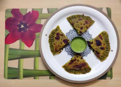 Stuffed Paratha Stock Photos