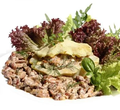 Stuffed patisson Stock Photos