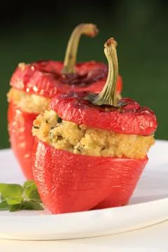 Stuffed pepper Stock Photos