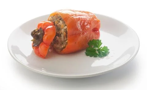 Stuffed pepper Stock Photos
