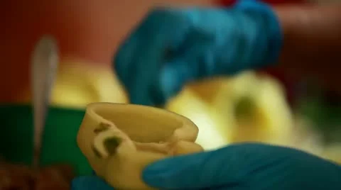 Stuffed peppers Stock Footage 11499181