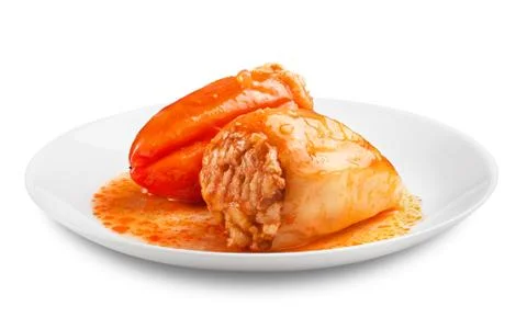 Stuffed peppers Stock Photos