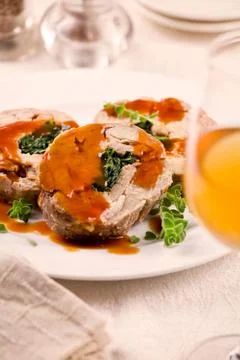 Stuffed Pork Stock Photos
