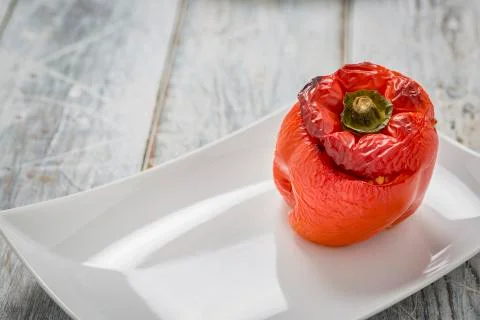 Stuffed red Pepper Stock Photos