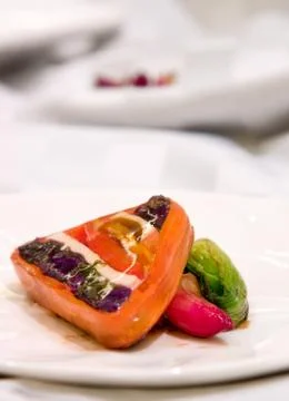 Stuffed salmon Stock Photos