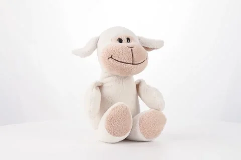 Stuffed sheep toy Stock Footage 271369471