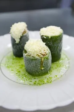 Stuffed squash Foto stock