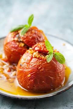 Stuffed tomatoes Stock-Fotos