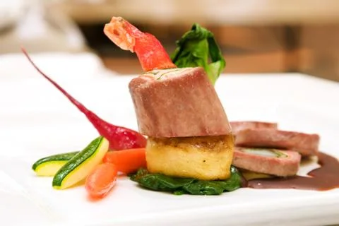 Stuffed turkey dinner Stock Photos