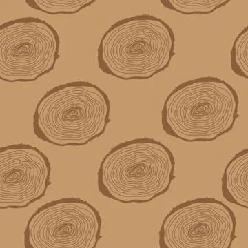 Stump. Muzzle. Seamless Pattern Background. Illustration Stock Illustration