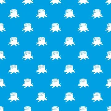 Stump pattern seamless blue 스톡 일러스트