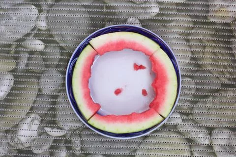 Stumps of watermelon Stock-Fotos