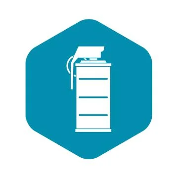 Stun grenade icon, simple style Stock Illustration