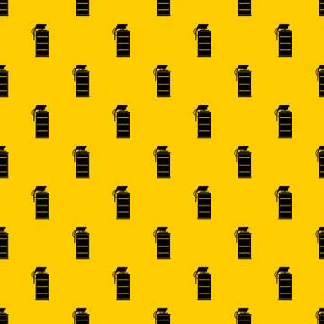 Stun grenade pattern Stock Illustration