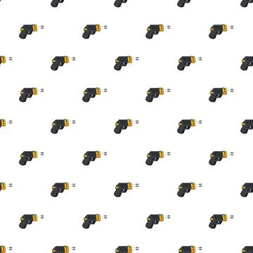 Stun gun pattern creating weapon background Stock Illustration