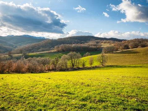 Stuning landscape with sea and clouds Stock Photos