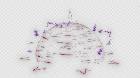 Stunning 2D Effects of Explosions in Anime Video stock 342937718