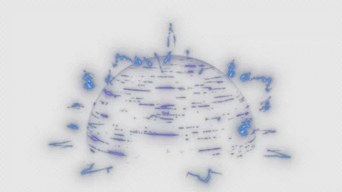 Stunning 2D Effects of Explosions in Anime Video stock 342937722
