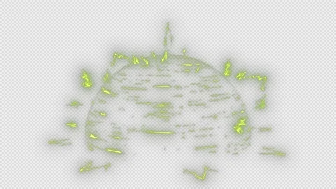 Stunning 2D Effects of Explosions in Anime Stock Footage 342937728