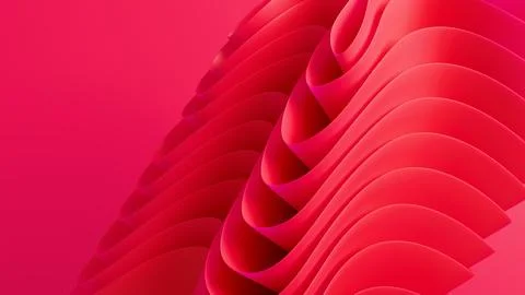 Stunning 3d wallpaper presenting a detailed design of concentric silk waves a Stock Illustration