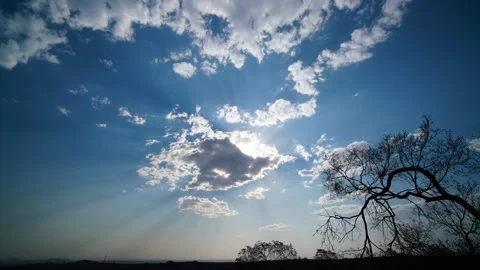 Stunning 4k timelapse of a sunset over a camping ground, Stock Footage 284378712