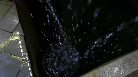 A Stunning 4k Video of a rain lightning storm properly coming down Stock Footage 232207319