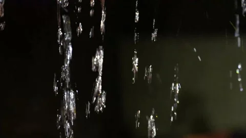 A Stunning 4k Video of a rain lightning storm properly coming down Stock Footage 232207347
