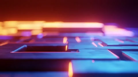 Stunning abstract background pattern footages colourful Stock Footage 239754294