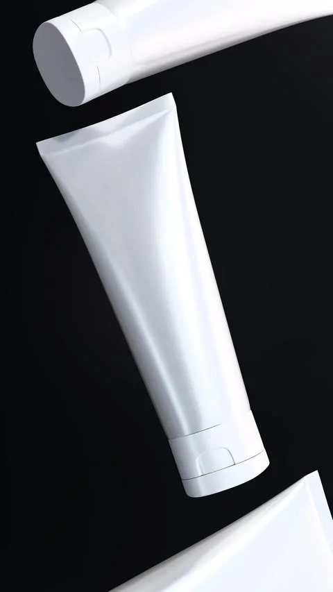 Stunning abstract white form emerges from deep black void, hinting at innovation 動画素材 318610752