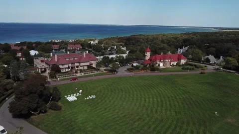 Stunning Aerial of Ocean Edge Resort Vidéo 146712341