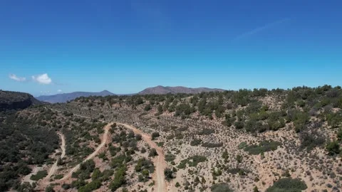 Stunning Aerial View of Win-Timdouine in the Moroccan Highlands near Agadir Stock Footage 306766466
