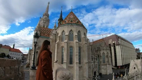 Stunning Architectural Landscape with Dramatic Skies Видео 333448469
