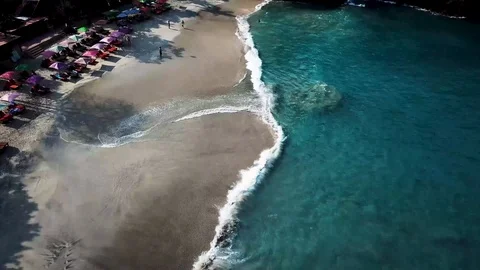 A stunning beach in Bali Stock Footage 92720555