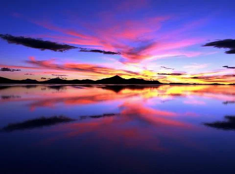 Stunning beautiful sunset Stock-Fotos