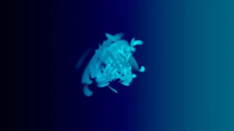 Stunning blue abstract art with dynamic swirling patterns Stock Illustration