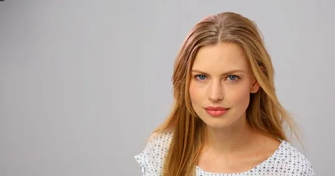 Stunning blue eyes Stock Footage 80501656