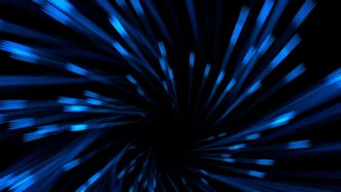 Stunning blue light streaks creating dynamic abstract energy perfect for modern Stock Illustration