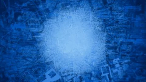 Stunning blue network spreading rapidly for innovative high tech concepts and 스톡 일러스트