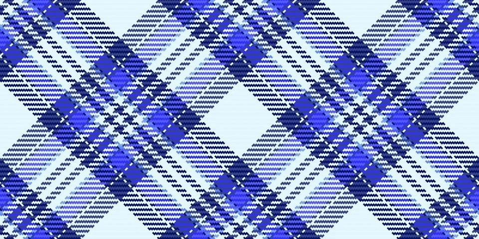 Stunning blue plaid pattern, perfect for textile design, website background.. Illustrazione stock