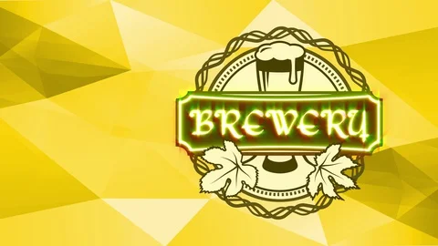 Stunning brewery composed with overflowing beer glassware fixed inside vogue Stock Footage 129271920