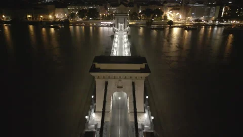 Stunning bridge in the rain Stock Footage 277655553