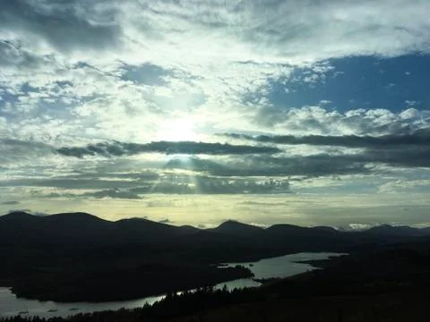 Stunning clouds Foto stock