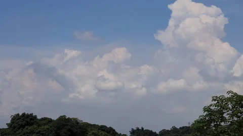 Stunning cloudscapes are right in front of you.Turbulent sea of ​​clouds. Stock Footage 278186789
