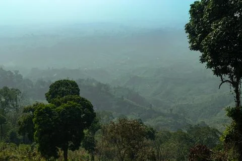 Stunning composition of cloud layers in Sajek Stock Photos