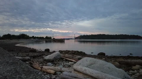 Stunning Creeping Pink Sky Sunrise  Stock Footage 201430853