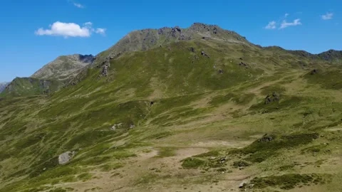 Stunning Drone View of the Austrian Alps in Summer, Featuring Salzachgeier .. Stock Footage 317626141