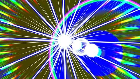 Stunning Flare Background Stock Illustration