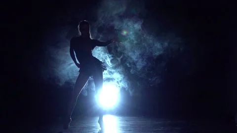 Stunning girl dancing in the latin american style. Slow motion Stock Footage